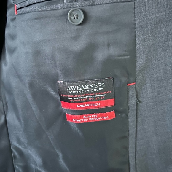 NWT Kenneth Cole Awarenss Awear-tech Sport Jacket 48R Formal Sleek Office - Picture 5 of 16